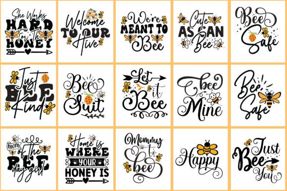 +40 bee svg bundle- 8SVG
