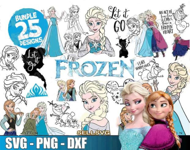 25+ Frozen Bundle Svg Cut Files For Cricut