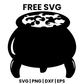Bubbling Cauldron SVG Free – Witch's Cauldron Cut File for Halloween-8SVG