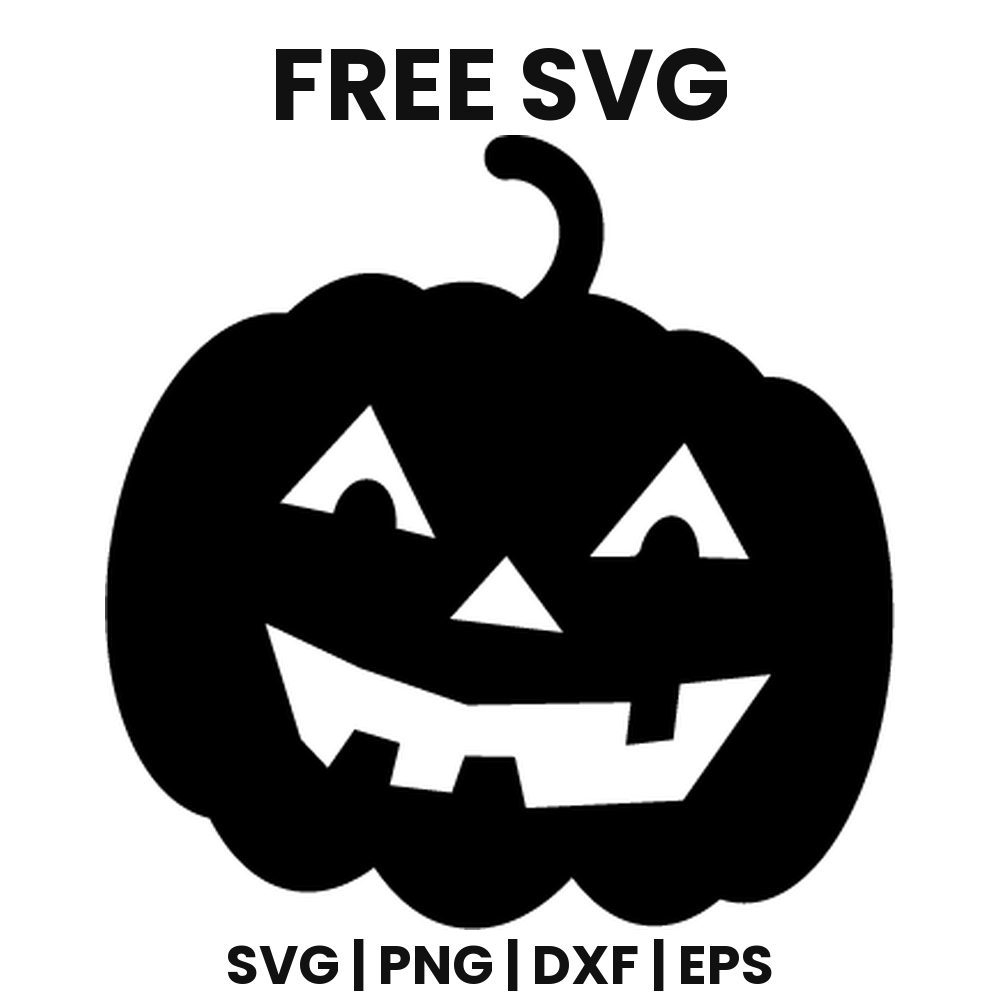 Pumpkin Face SVG Free – Classic Jack O Lantern Cut File-8SVG