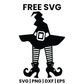 Walking Witch SVG Free – Classic Halloween Cut File