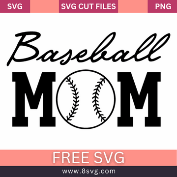 Free Baseball SVG Cut Files for Cricut & Silhouette – RNOSA LTD | 8SVG