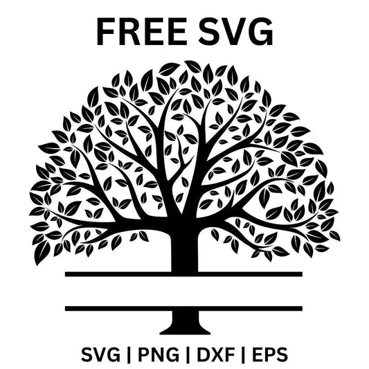 Family Tree SVG Free | 1 Hearts Design for Cricut & Silhouette