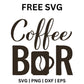 Coffee Bar Sign SVG Free | Rustic Printable Coffee Station Decor for Cricut & Silhouette-8SVG