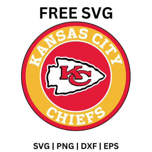 Kansas City Chiefs SVG Free | Classic Team Logo Design for Cricut & Silhouette