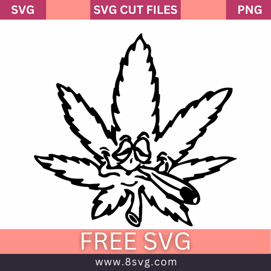 Blunt Weed Leaf SVG - 420 SVG Cut File For Cricut- 8SVG