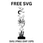 Boo SVG Free | Vertical Porch Sign for Cricut & Silhouette-8SVG