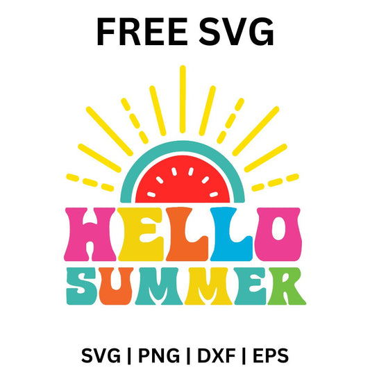 Hello summer SVG Free And Png Download-8SVG