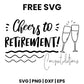 Cheers To Retirement SVG Free – Champagne Toast Cut File-8SVG