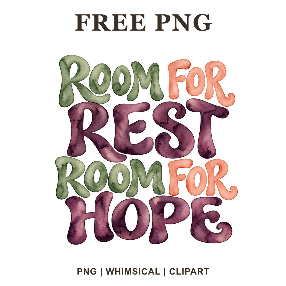 Whimsical Room For Rest Room For Hope Mental Health Clipart PNG