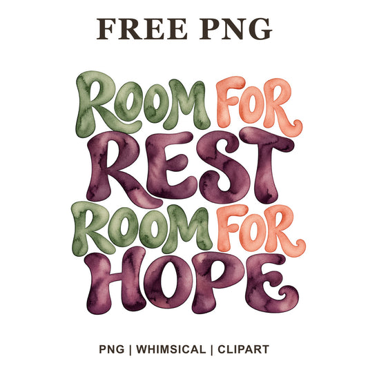 Whimsical Room For Rest Room For Hope Mental Health Clipart PNG