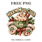 Whimsical Warm Mug Club Winter Clipart PNG