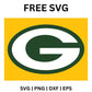 Green Bay Packers Oval G SVG Free | Iconic NFL Logo Design for Cricut & Silhouette-8SVG