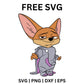 Sassy Fox SVG Free | Cross-Armed Cute Character Clipart for Cricut & Silhouette