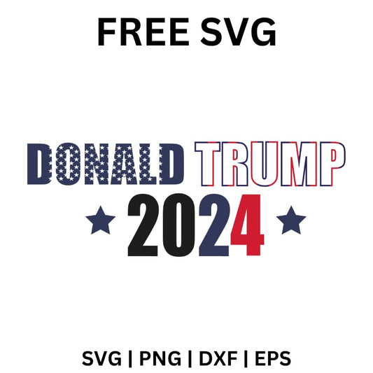 Donald Trump 2024 - SVG Free File for Cricut-8SVG