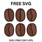 Coffee Bean SVG Free | Minimalist Coffee Bean Clipart for Cricut & Silhouette-8SVG