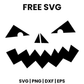 Bold Grin Pumpkin Face SVG Free – Sharp Jack O Lantern Cut File-8SVG