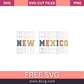 New Mexico stack retro vintage SVGFree And Png Download-8SVG