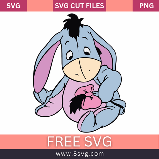 Eeyore Winnie the Pooh SVG Free: For Cricut Download- 8SVG