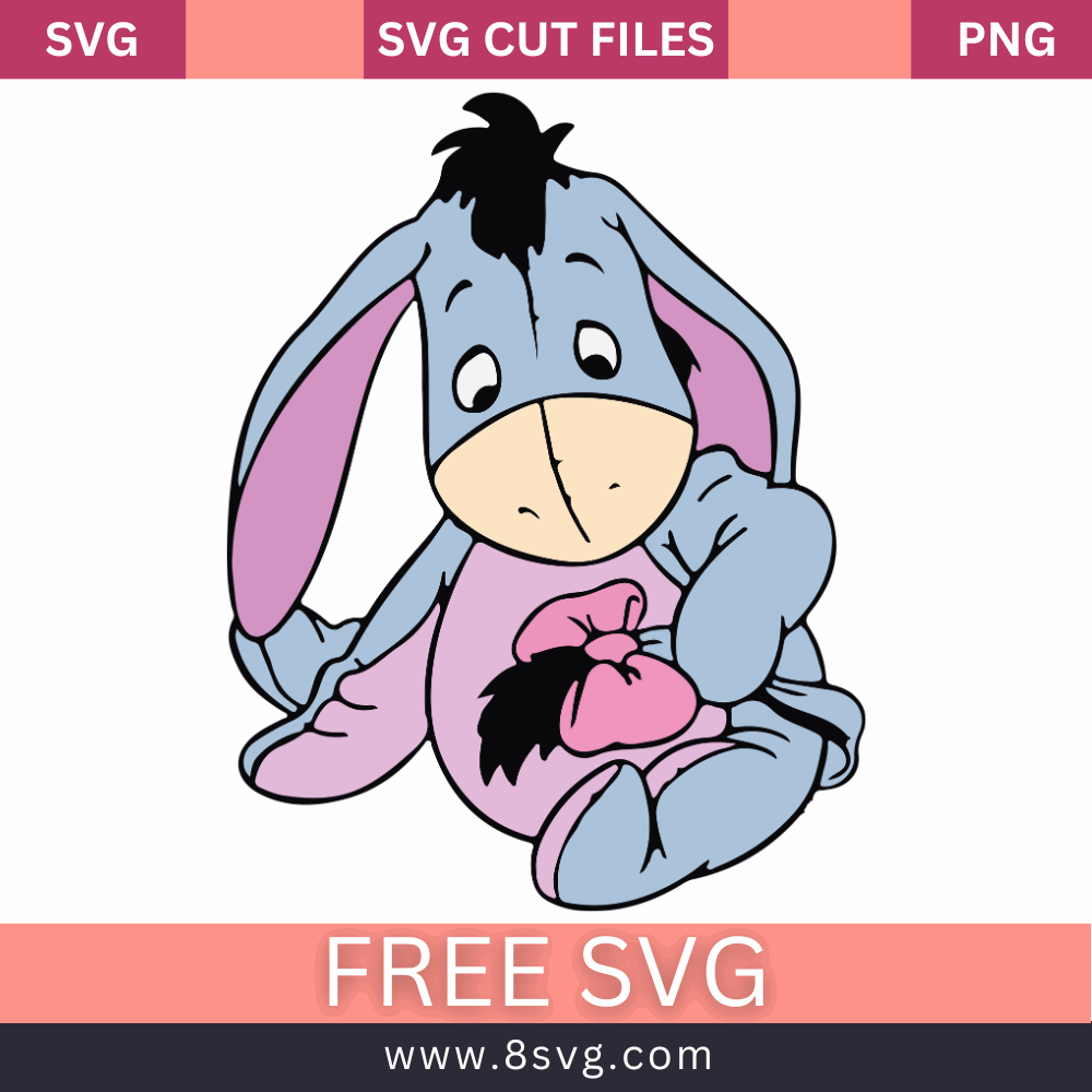 Eeyore Winnie the Pooh SVG Free: For Cricut Download – RNOSA LTD | 8SVG