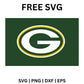 Green Bay Packers Emblem SVG Free | Classic Team Logo Cut File for Cricut & Silhouette-8SVG
