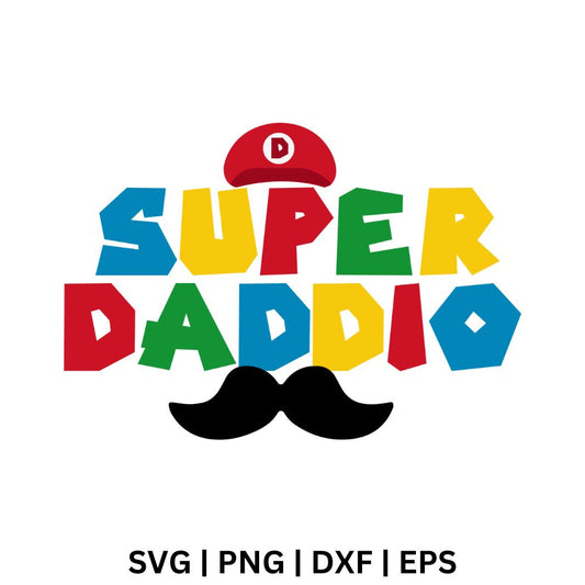 Super Daddio SVG Free File For Cricut or Silhouette-8SVG