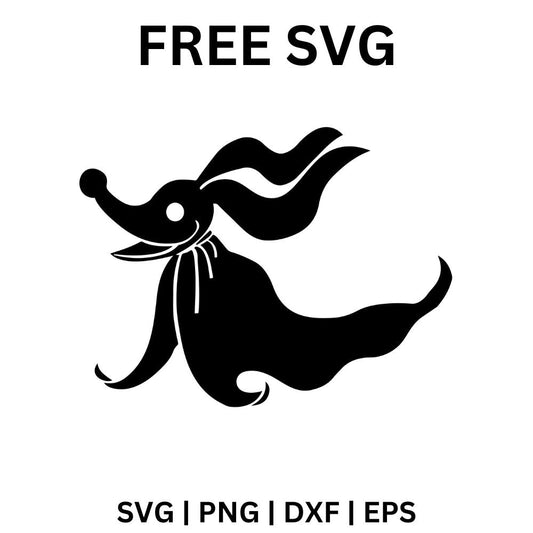 Zero the Ghost Dog SVG Free | Flying Halloween Dog Design for Cricut & Silhouette