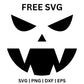 Mean Halloween Pumpkin SVG Free Scary Face for Cricut & Silhouette-8SVG