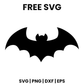 Halloween Bat SVG Free – Flying Bat Silhouette Cut File-8SVG