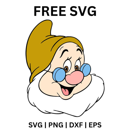 Sleepy Dwarf SVG Free | Yawning Dwarf Clipart for Cricut & Silhouette