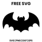 Big Bat SVG Free – Bold Halloween Bat Silhouette Cut File-8SVG