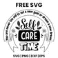 Self Care Time SVG Free – Retirement Badge Cut File-8SVG