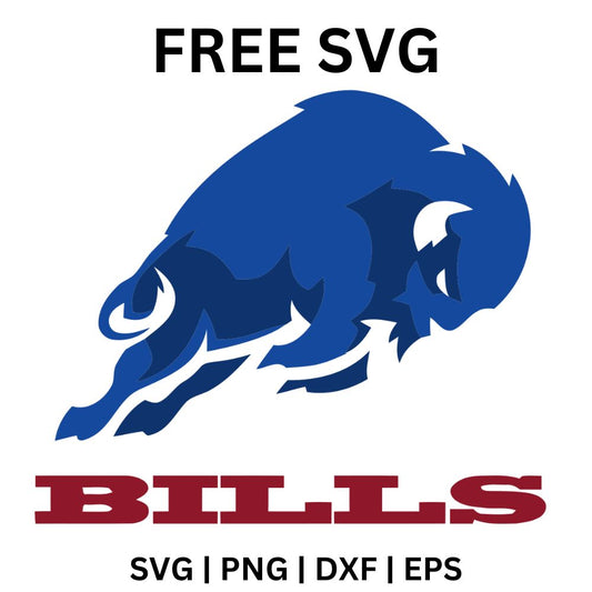 Buffalo Bills Logo SVG Free | Downloadable Cut File for Cricut & Silhouette-8SVG