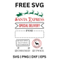 Santa Express Special Delivery Free SVG Cut File for Cricut-8SVG
