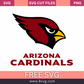 Arizona Cardinals NFL SVG Free And Png Download- 8SVG