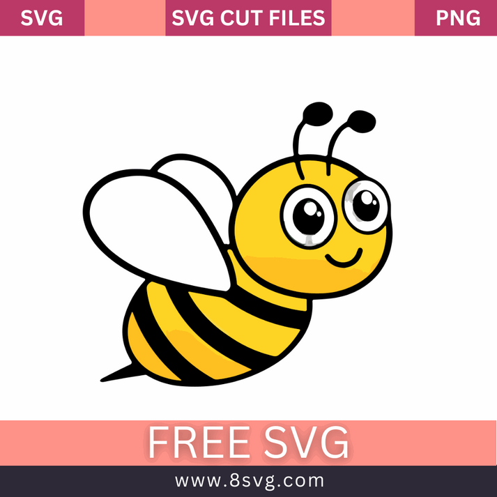 Bee Svg Free Cut File for Cricut – RNOSA LTD | 8SVG