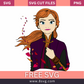 Anna layered Frozen Svg Free Cut File For Cricut- 8SVG
