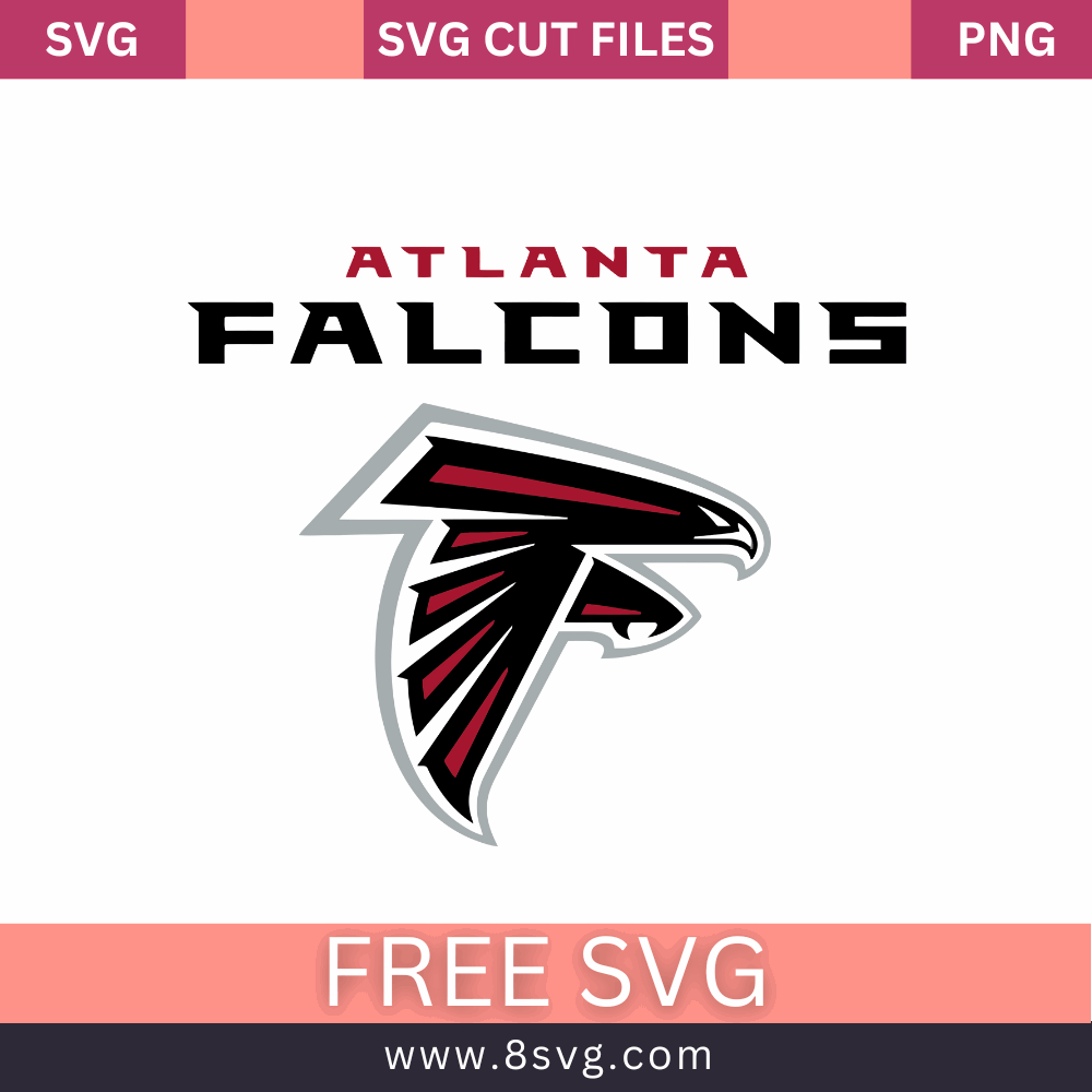 Falcons Vector File Free Atlanta Falcons SVG - Cut Files for Cricut | 8SVG – 8SVG