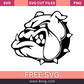 Bulldog Svg Free Cut File for Cricut- 8SVG