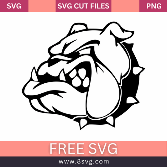 Bulldog Svg Free Cut File for Cricut- 8SVG