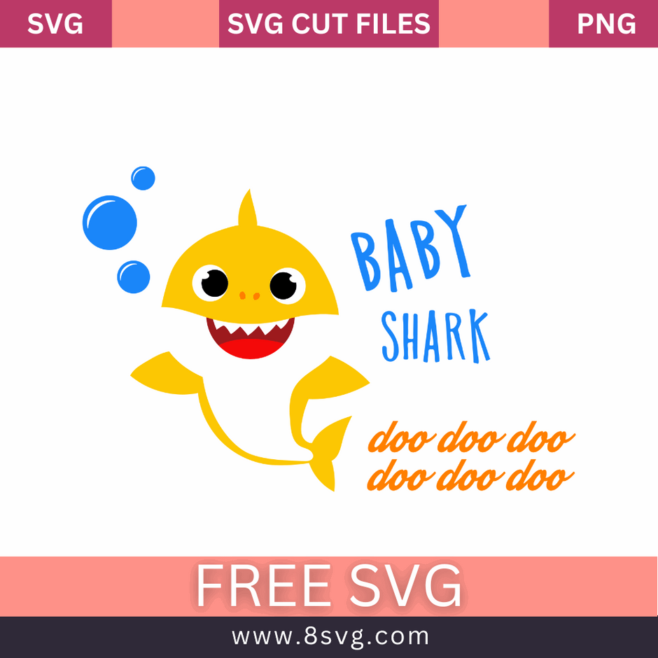 48+ FREE Baby Shark SVG: Images For Cricut or Silhouette – RNOSA LTD | 8SVG