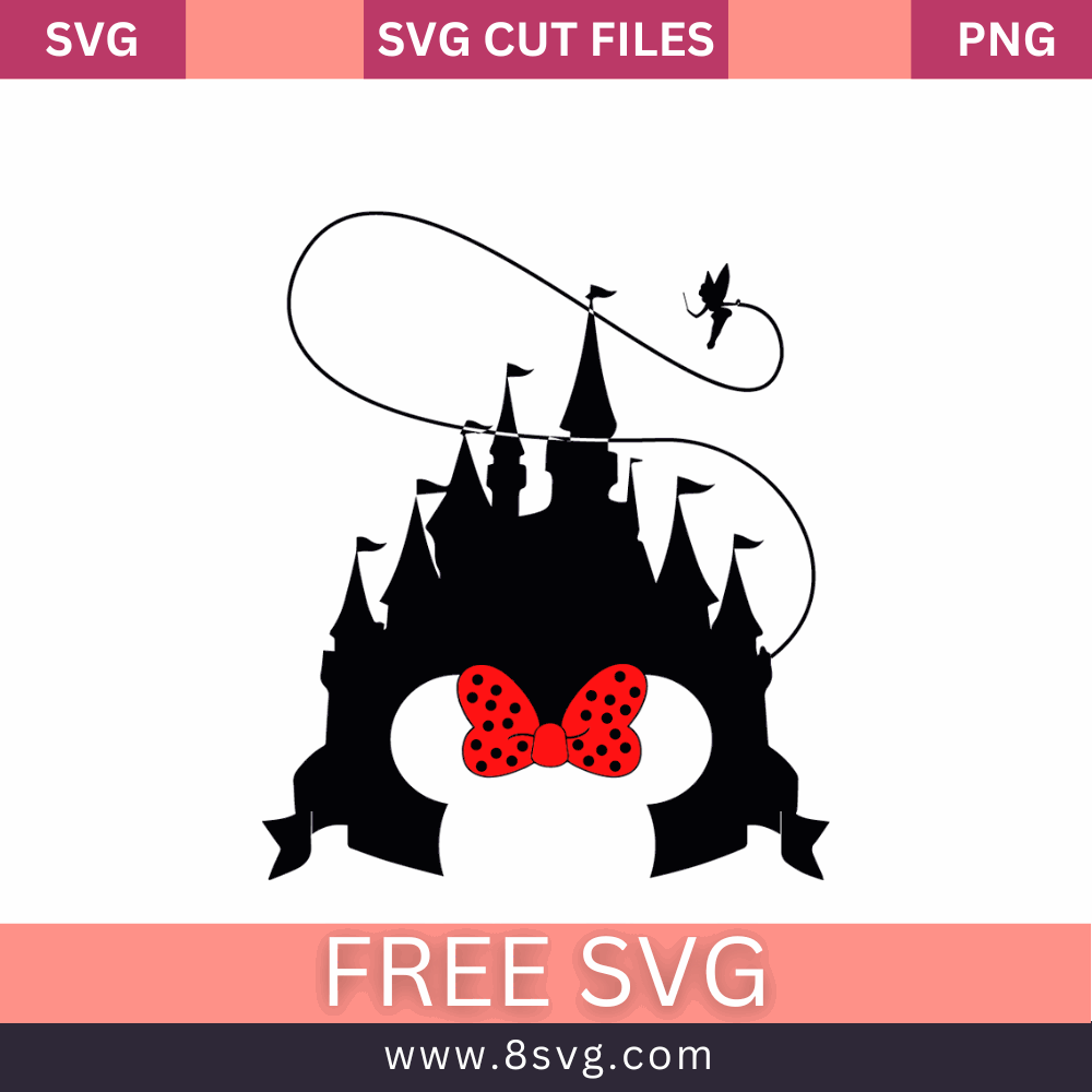Disney Castle Svg Free Cut File For Cricut & silhouette- 8SVG
