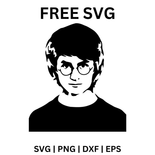 Harry Potter SVG Free | Iconic Wizard Silhouette for Cricut & Silhouette