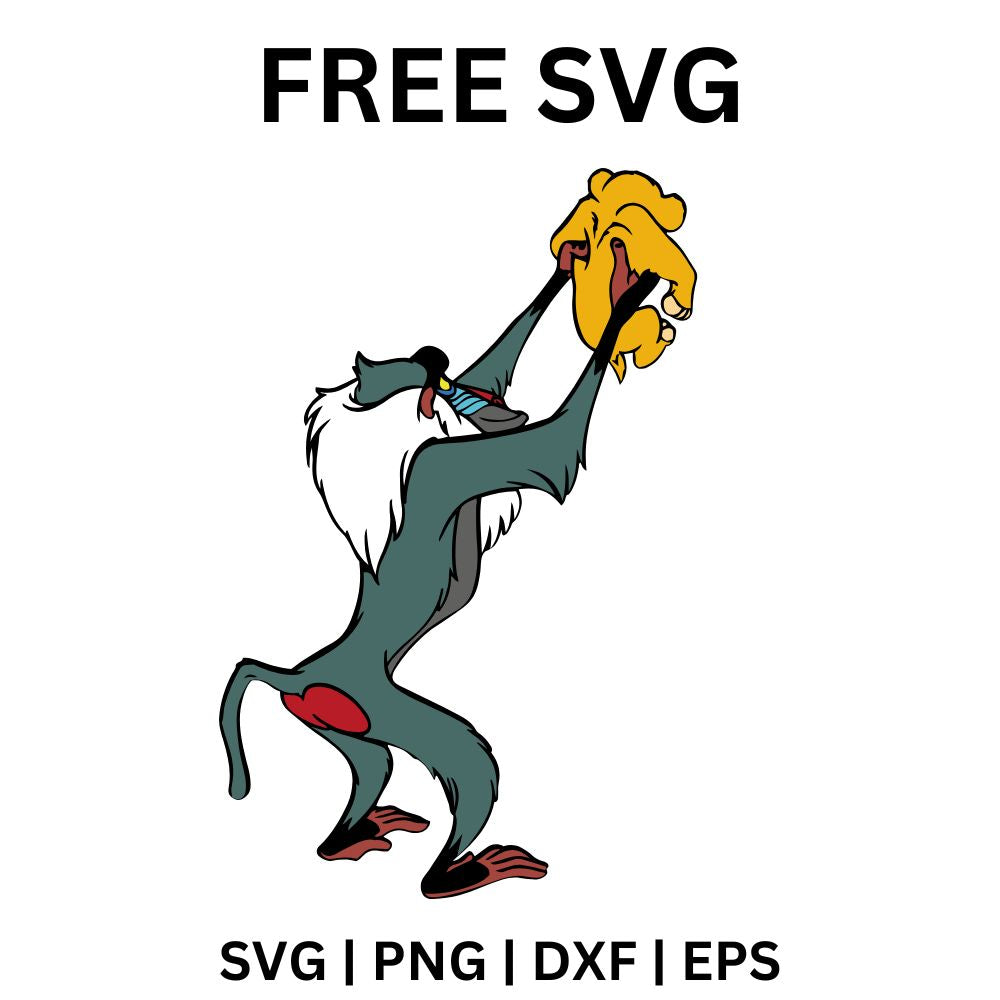 Zazu SVG Free | Wise Bird from Lion King Design for Cricut & Silhouette