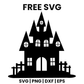 Round Tower Castle SVG Free – Halloween Castle Silhouette Cut File