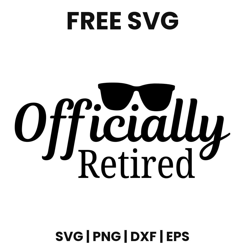 Officially Retired SVG Free – Sunglasses Icon Cut File-8SVG