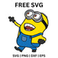 Happy Minion SVG Free | Excited Cartoon Pose Design for Cricut & Silhouette