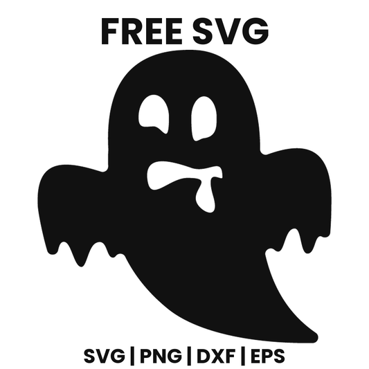 Silly Ghost SVG Free – Funny Tongue Out Ghost Cut File-8SVG