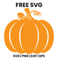 Segmented Pumpkin SVG Free – Classic Silhouette Cut File-8SVG