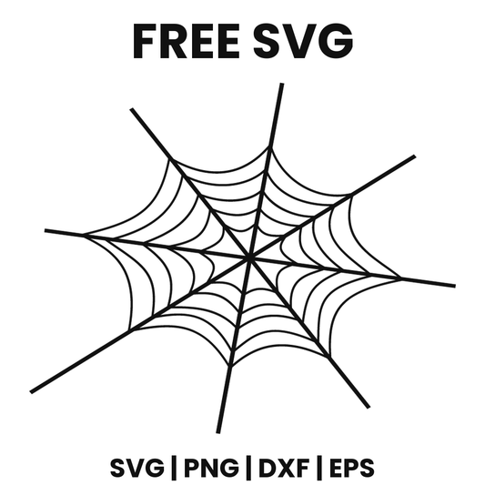 Sketchy Spiderweb SVG Free – Hand Drawn Web Cut File-8SVG